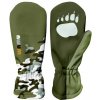 Wamu Dětské softshellové rukavice Maskáč khaki