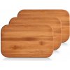 ZELLER Bamboo Taula 3 ks - bambusové dosky na krájanie