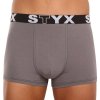 Pánske boxerky Styx športová guma nadrozmerné tmavosivé (R1063) 4XL