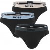 Boss cotton stretch power black with modern petrol & blue waist