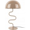 STOLOVÁ LAMPA KOVOVÁ LAMPA HNEDÁ HRÍBKA DO OBÝVAČKY JEDÁLNE, výška 54 cm