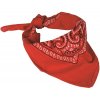 Šatka bandana Western - červená