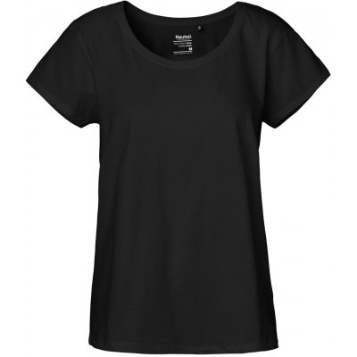 Neutral Dámske tričko Loose Fit z organickej Fairtrade bavlny Čierna