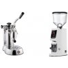 La Pavoni Stradivari Professional Lusso + Eureka Atom W 65, white