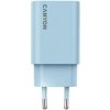 Canyon OnCharge 30CL, univerzálna cestovná nabíjačka do steny 1x USB-C, 30W PD, modrá CNE-CHA30CLLBL