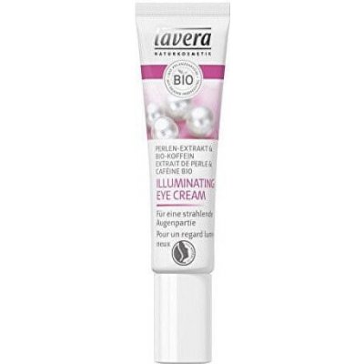 Lavera Rozjasňujúci očný krém Perlový extrakt & Bio kofeín (Illuminating Eye Cream) 15 ml