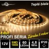 LEDprodukt 5m PROFI LED pásik 60LED/m SMD1808 4,8W/m teplá biela CRI97 IP20 12V