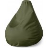 Sablio Sedací vak Pear Olivovozelená - 140 x 100 x 25 cm
