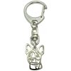 Strieborne Tlapky Americký bezsrstý teriér – kľúčenka 533