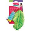 Hračka Kong Cat Flingaroo CATerpillar Húsenica s listom