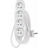 EMOS SK s.r.o. Predlžovací kábel 2 m / 4 zásuvky / biely / PVC / 1 mm2 - P0412