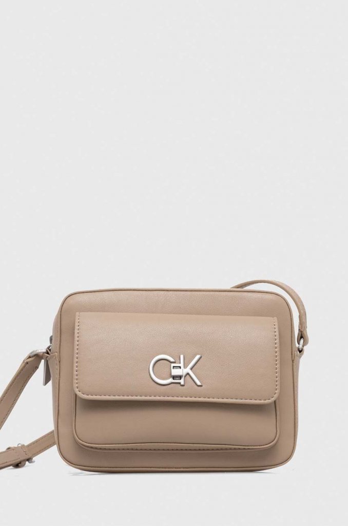 Calvin Klein kabelka béžová K60K611083