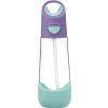 B.BOX Fľaša na pitie so slamkou lilac pop 9m+ 600 ml