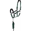 Set ohlávky a vodítka Lani New Equestro, black/hunter green Velikost: FULL