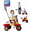 Smart Trike 129017 kovová s rúčkou a ohrádkou červeno modrá 3v1