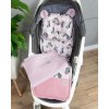 Baby Nellys 2-dielna súprava + dečka Vafel + bavlna PREMIUM Zebra