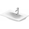 Duravit Viu - Umývadlo, 73x49 cm, s prepadom, s otvorom na batériu, biela 2344730000