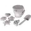Zopa Silicone Beach Set vedierko s viečkom 1 ks + hračka na pieskovisko 6 ks