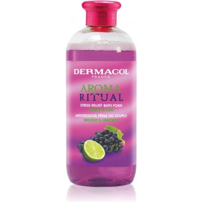 Dermacol Aroma Ritual Grape & Lime antistresová pena do kúpeľa 500 ml