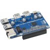 Waveshare USB 3.2 Gen1 a Gigabit Ethernet HUB HAT pre Raspberry Pi