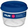 Box na potraviny okrúhly MILAN Tritan (nata 624 series) 0,5 L - modrý