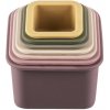 Zopa Silikónové stohovacie kalíšky Multicolor