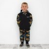 ESITO Detská softshellová bunda Pretekári Čierna Veľ. 92