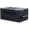 52Pi - Hliníkový box s ventilátorom a chladičom pre Raspberry Pi 5