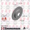 ZIMMERMANN Brzdový kotúč 540.5306.52