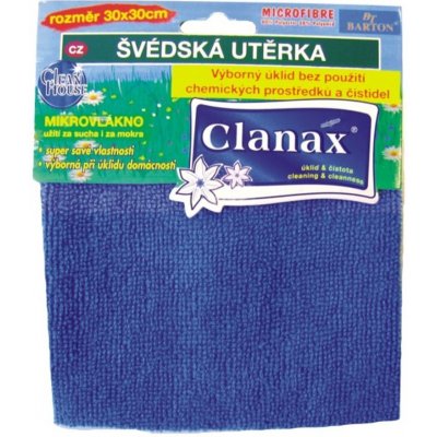 Clanax Švédska utierka mikrovlákno 30 x 30 cm 205 g 1 kus