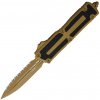 Microtech SCARAB II GEN III D/E FULL SERRATE CERAKOTE RAL 8000 1280-3CRA