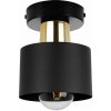 Light Home Stropné svietidlo Panta, 1x čierne kovové tienidlo, g