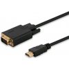 SAV Savio CL-103 káblový adaptér 1,8 m HDMI typ A (štandardný) VGA (D-Sub) čierny