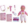 Bábika Teddies Bábätko choré mäkké telo s doplnkami (8592190012007)