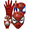 SPIDERMAN Súprava svietiaca maska, svietiaca figúrka, rukavica, vystreľovač, strely