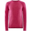 Craft CORE Dry Active Comfort LS triko dětské Barva: Růžová, Velikost: 158