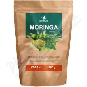 Allnature Moringa prášok Raw 200 g