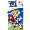 Halantex · Posteľné obliečky Ježko Sonic - 100% bavlna - 70 x 90 cm + 140 x 200 cm