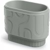 Prosperplast Plastový květináč FOLKAS ROUNDOS CASE betonově šedý, variant 60 cm