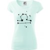 Súhvezdie - Libra - Váhy - Dámske tričko Pure - 3XL ( Frost )