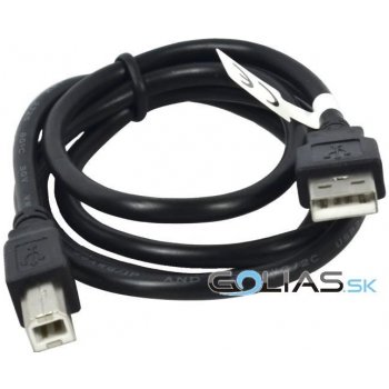 Vakoss TC-U1283K USB 2.0 A-B M/M, 1m, černý