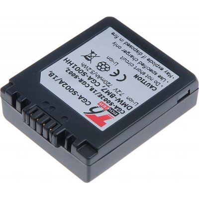 Batéria T6 Power pre Panasonic Lumix DMC-FZ20BB, Li-Ion, 7,2 V, 720 mAh (5,2 Wh), šedá
