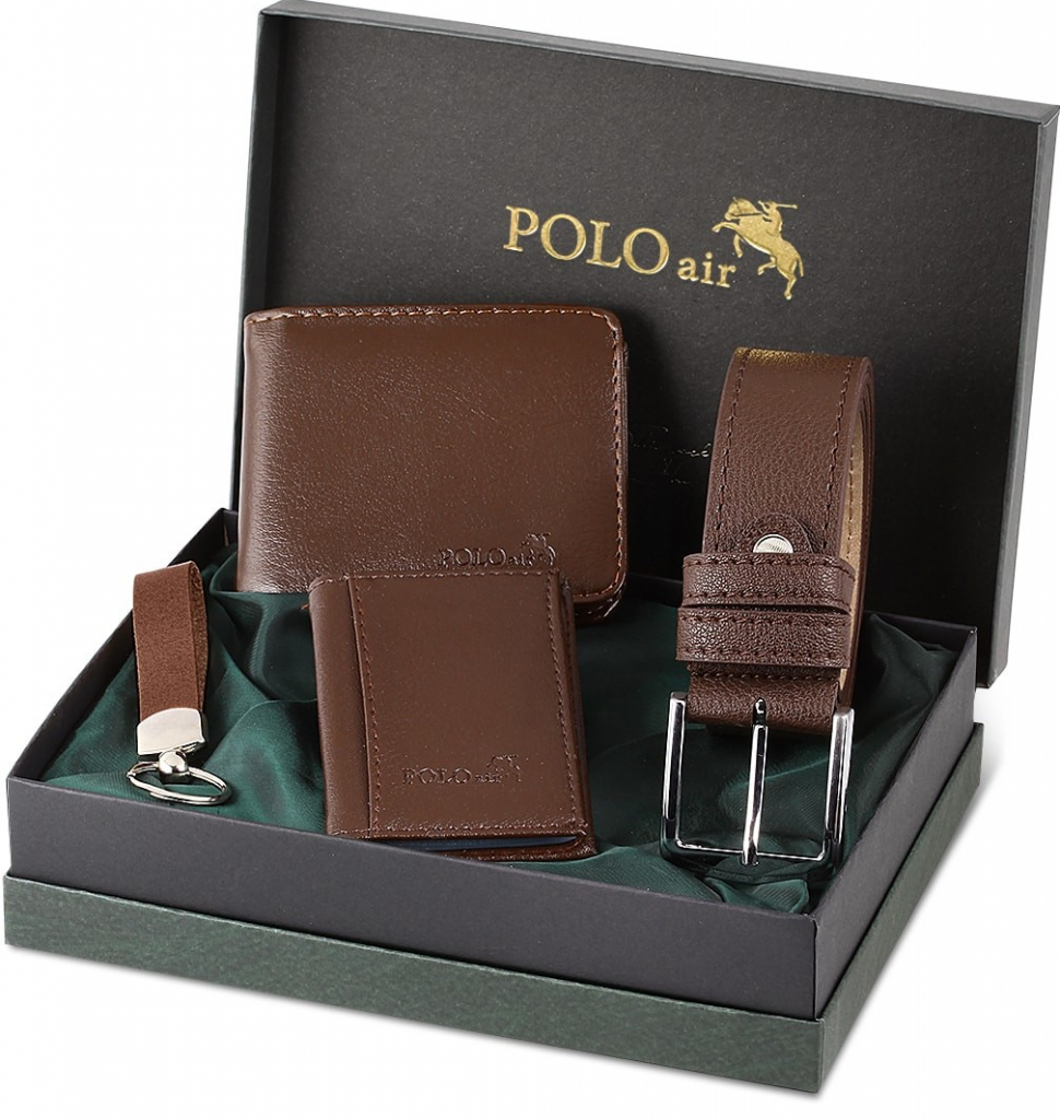 Polo Air Wallet Black Plain Standard Polo Air