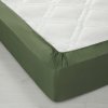 Jednofarebná napínacia plachta zn. Colombine® s hĺbkou rohov 32 cm, z polycotonu eukalyptová 140 Blancheporte