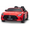 Beneo Elektrické autíčko Mercedes GT63 AMG 24V s pohonom 4x4, červené, Dvojmiestne, Nastaviteľné sedadlo šoféra, Mäkké EVA kolesá, 2,4 GHz diaľkové ovládanie, USB/Bluetooth, 200W motory, Odpruženie, L
