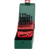 Sada vrtákov do kovu v kazete HSS-R 25-dielna 627152000 METABO