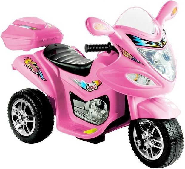 Lean Toys elektrická motorka BJX 88 18W 6V 45Ah růžová