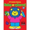 Výtvarná školka červená - nalep a vybarvuj