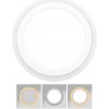 Dvojfarebný LED kruh 24,5cm, 18W+6W, 4000K+2700K (LED-DUO-R18W)