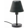 Tmavozelená/čierna mramorová stolová lampa s kovovým tienidlom (výška 32 cm) Calina – Kave Home